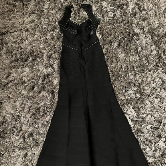 Black Herve bandage gown - Picture 4 of 5
